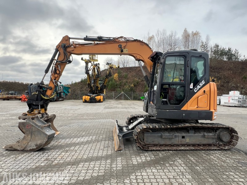 2019 Case CX85D SR, Tilt med gripekasett, to skuffer, sentralsmøring - Excavadora: foto 2 2019 Case CX85D SR, Tilt med gripekasett, to skuffer, sentralsmøring - Excavadora: foto 2