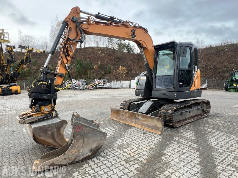 2019 Case CX85D SR, Tilt med gripekasett, to skuffer, sentralsmøring - Excavadora: foto 1 2019 Case CX85D SR, Tilt med gripekasett, to skuffer, sentralsmøring - Excavadora: foto 1