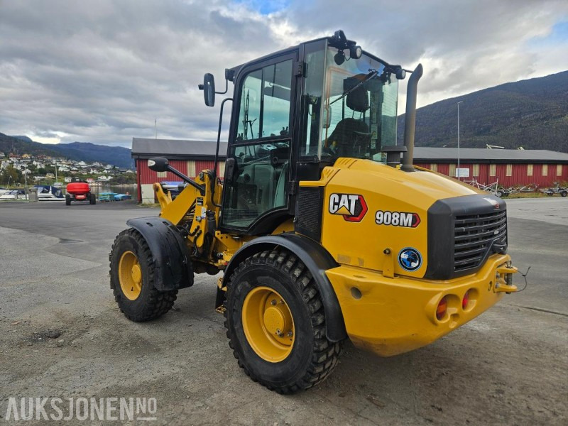 2020 Cat 908M 1.3m3 Skuffe. Pallegaffel - Cargadora de ruedas: foto 3 2020 Cat 908M 1.3m3 Skuffe. Pallegaffel - Cargadora de ruedas: foto 3