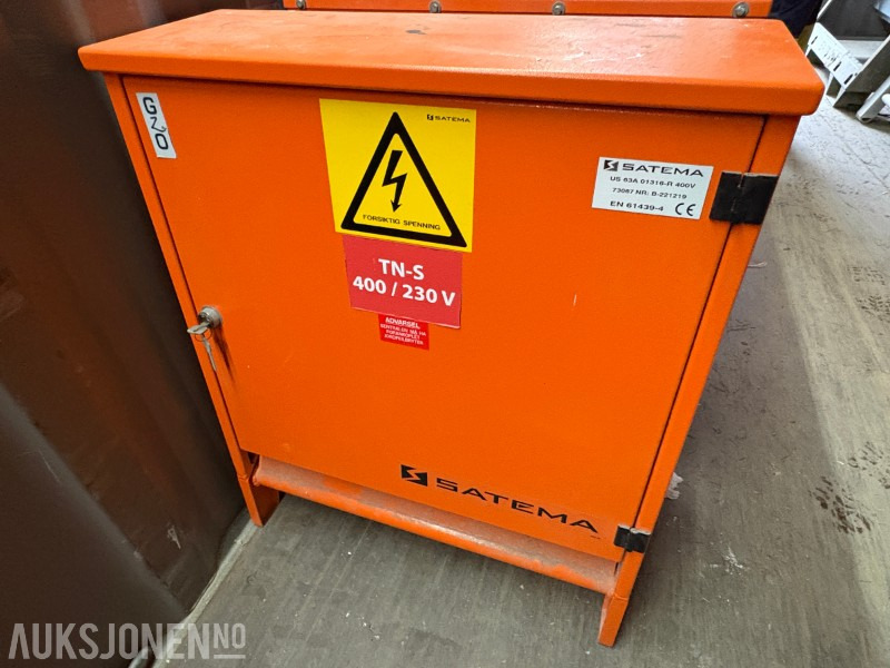 2022 Byggestrømskap Satema 63A 400/230V - 2 stk - Equipo de construcción: foto 2 2022 Byggestrømskap Satema 63A 400/230V - 2 stk - Equipo de construcción: foto 2