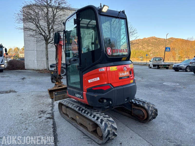 2022 KUBOTA U27 - 4 HI HIGH SPEC. 1155TIMER. S40. ENGCON TILTROTATOR. SMALSKUFF OG PUSSESKUFF. - Excavadora: foto 3 2022 KUBOTA U27 - 4 HI HIGH SPEC. 1155TIMER. S40. ENGCON TILTROTATOR. SMALSKUFF OG PUSSESKUFF. - Excavadora: foto 3
