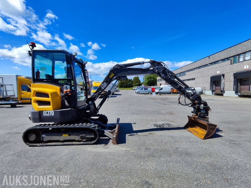 2022 Volvo EC27D – Meget godt utstyrt minigraver med lavt timeantall - Miniexcavadora: foto 5 2022 Volvo EC27D – Meget godt utstyrt minigraver med lavt timeantall - Miniexcavadora: foto 5