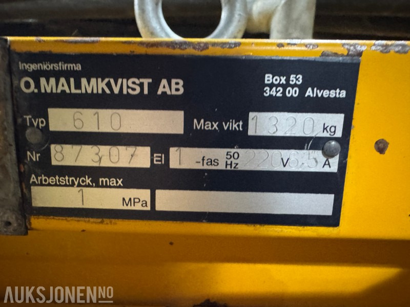 Equipo de construcción Bini 610 tinekjele: foto 6