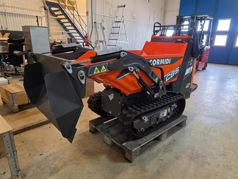 Cormidi C85 elektrisk belte dumper/mini dumper med front laste - Dúmper: foto 1 Cormidi C85 elektrisk belte dumper/mini dumper med front laste - Dúmper: foto 1