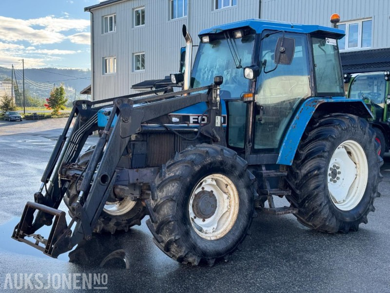 Tractor Ford 6640 SLE traktor / Trima frontlaster: foto 1