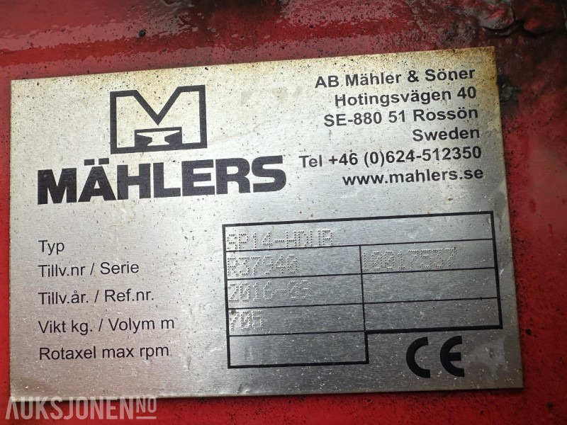 2016 MÆHLERS SP14-HDUB SIDEPLOG - Implemento para Maquinaria de construcción: foto 2 2016 MÆHLERS SP14-HDUB SIDEPLOG - Implemento para Maquinaria de construcción: foto 2