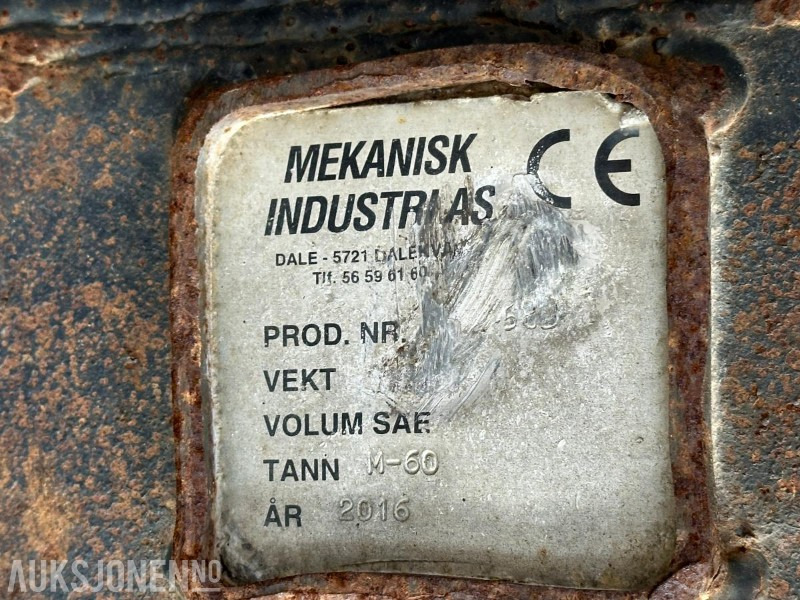 2016 Mekanisk Industri Rippertann, S90 feste - M-60 tann - Implemento para Maquinaria de construcción: foto 5 2016 Mekanisk Industri Rippertann, S90 feste - M-60 tann - Implemento para Maquinaria de construcción: foto 5