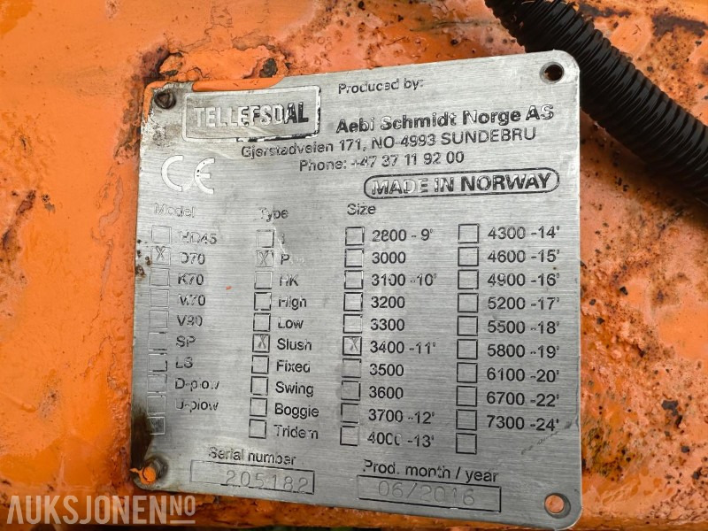 2016 TELLEFSDAL D70 DIAGONALPLOG - Implemento para Maquinaria de construcción: foto 2 2016 TELLEFSDAL D70 DIAGONALPLOG - Implemento para Maquinaria de construcción: foto 2