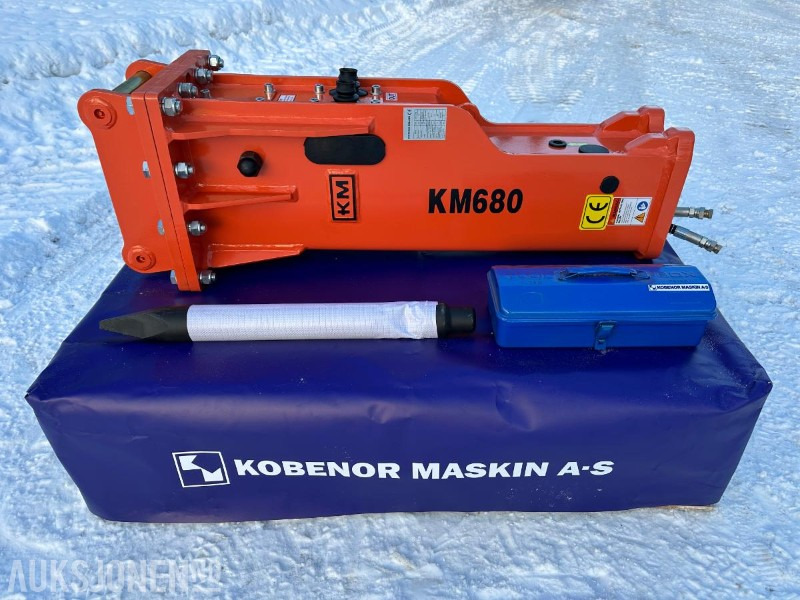 KM 680 s40 CE merket PIGGHAMMER 4-7 TONN MED SLANGER OG SPETT - Implemento para Maquinaria de construcción: foto 4 KM 680 s40 CE merket PIGGHAMMER 4-7 TONN MED SLANGER OG SPETT - Implemento para Maquinaria de construcción: foto 4