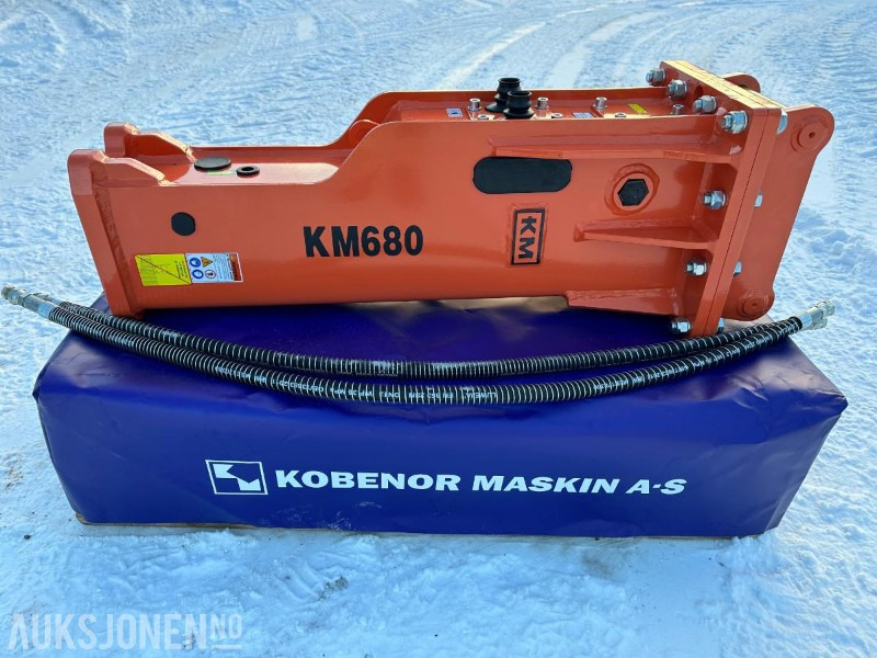 KM 680 s40 CE merket PIGGHAMMER 4-7 TONN MED SLANGER OG SPETT - Implemento para Maquinaria de construcción: foto 5 KM 680 s40 CE merket PIGGHAMMER 4-7 TONN MED SLANGER OG SPETT - Implemento para Maquinaria de construcción: foto 5