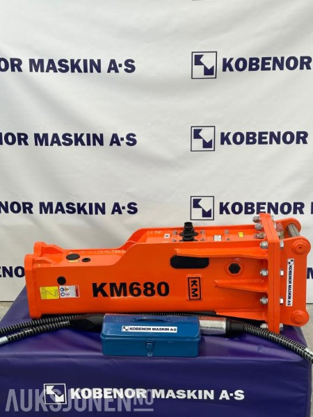 KM 680 s40 CE merket PIGGHAMMER 4-7 TONN MED SLANGER OG SPETT - Implemento para Maquinaria de construcción: foto 1 KM 680 s40 CE merket PIGGHAMMER 4-7 TONN MED SLANGER OG SPETT - Implemento para Maquinaria de construcción: foto 1