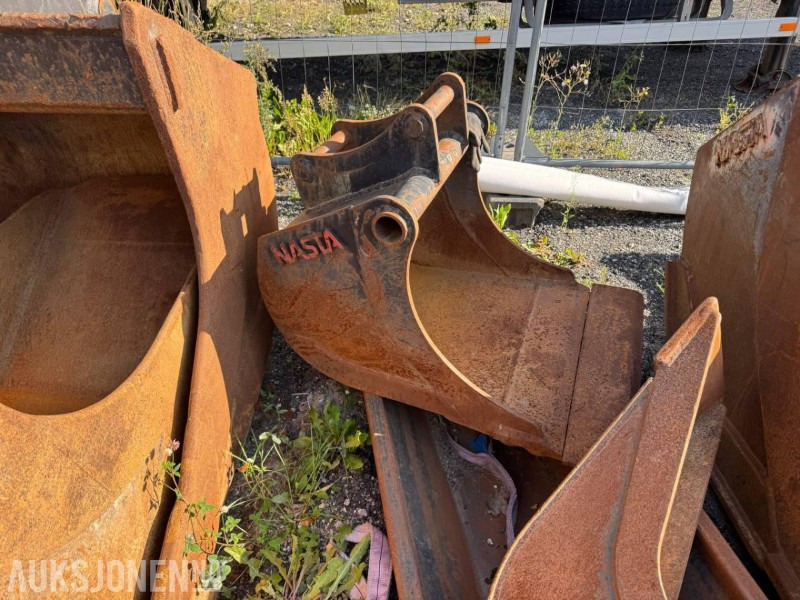 Nasta skuff med S40-feste – kraftig og hel skuff, klar for bruk - Implemento para Maquinaria de construcción: foto 2 Nasta skuff med S40-feste – kraftig og hel skuff, klar for bruk - Implemento para Maquinaria de construcción: foto 2