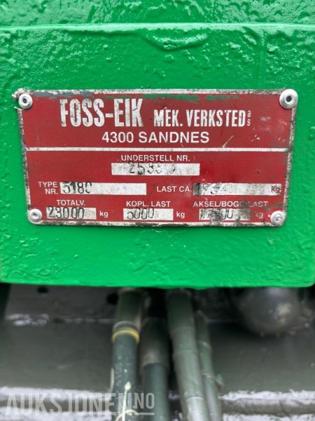Maquinaria agrícola 2005 Foss eik 5.180 Tungdumper: foto 7