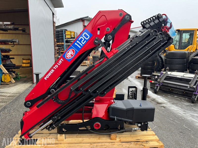 NY HMF 1120-RCS-K5 kran med fjenkontroll og uttak for grabb og rotator - Camión grúa: foto 4 NY HMF 1120-RCS-K5 kran med fjenkontroll og uttak for grabb og rotator - Camión grúa: foto 4