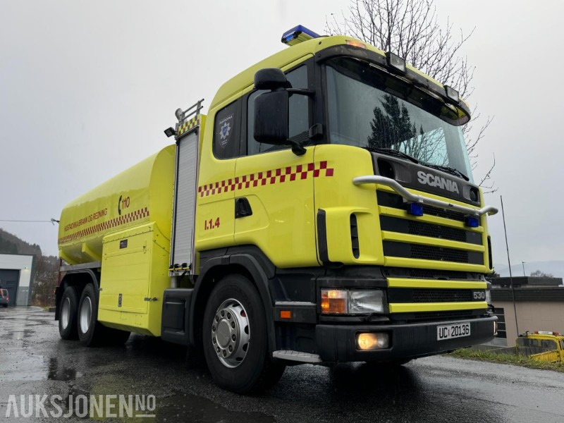 Scania R144 GB 530 - 6X2 - Brannbil / Tankbil - Ziegler FP 8/8 pumpe - 17 m3 tank - Helluft - Camión de bomberos: foto 3 Scania R144 GB 530 - 6X2 - Brannbil / Tankbil - Ziegler FP 8/8 pumpe - 17 m3 tank - Helluft - Camión de bomberos: foto 3