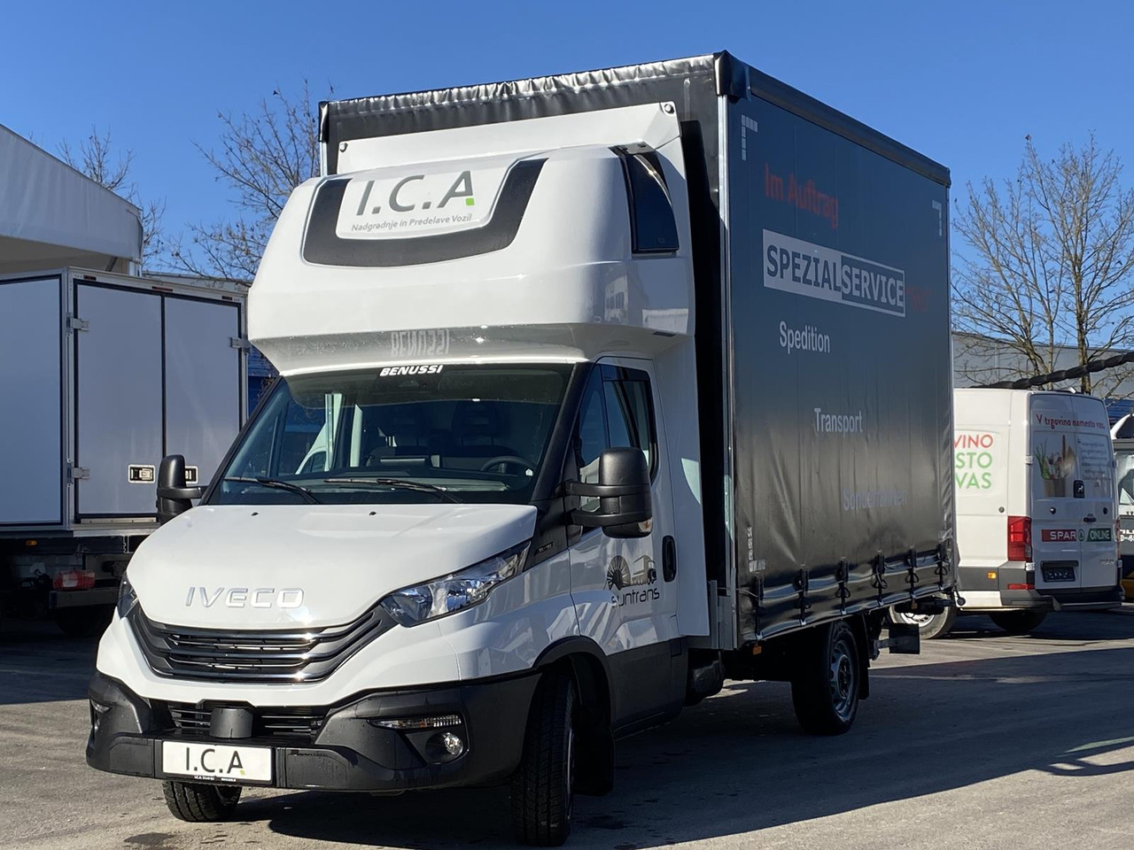 Furgoneta con lona nuevo IVECO DAILY 35S18HP D30C | PRITSCHE PLANE + SCHLAFKABINE + LADERAMPE: foto 26 Furgoneta con lona nuevo IVECO DAILY 35S18HP D30C | PRITSCHE PLANE + SCHLAFKABINE + LADERAMPE: foto 26