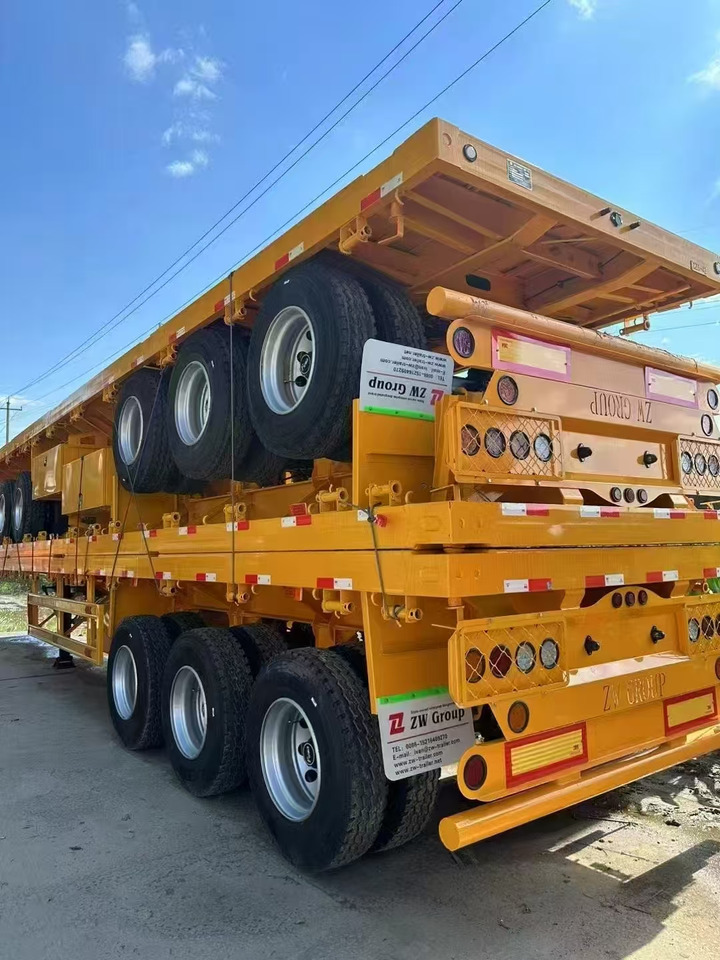 Semirremolque góndola rebajadas nuevo ZHICHENG Semni Flat Bed Low Bed Floater with 3 Axles 4 Axles New or Used 12M 13.75M In High Quality: foto 8 Semirremolque góndola rebajadas nuevo ZHICHENG Semni Flat Bed Low Bed Floater with 3 Axles 4 Axles New or Used 12M 13.75M In High Quality: foto 8