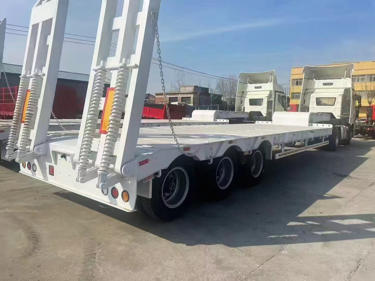Semirremolque góndola rebajadas nuevo ZHICHENG Semni Flat Bed Low Bed Floater with 3 Axles 4 Axles New or Used 12M 13.75M In High Quality: foto 12 Semirremolque góndola rebajadas nuevo ZHICHENG Semni Flat Bed Low Bed Floater with 3 Axles 4 Axles New or Used 12M 13.75M In High Quality: foto 12
