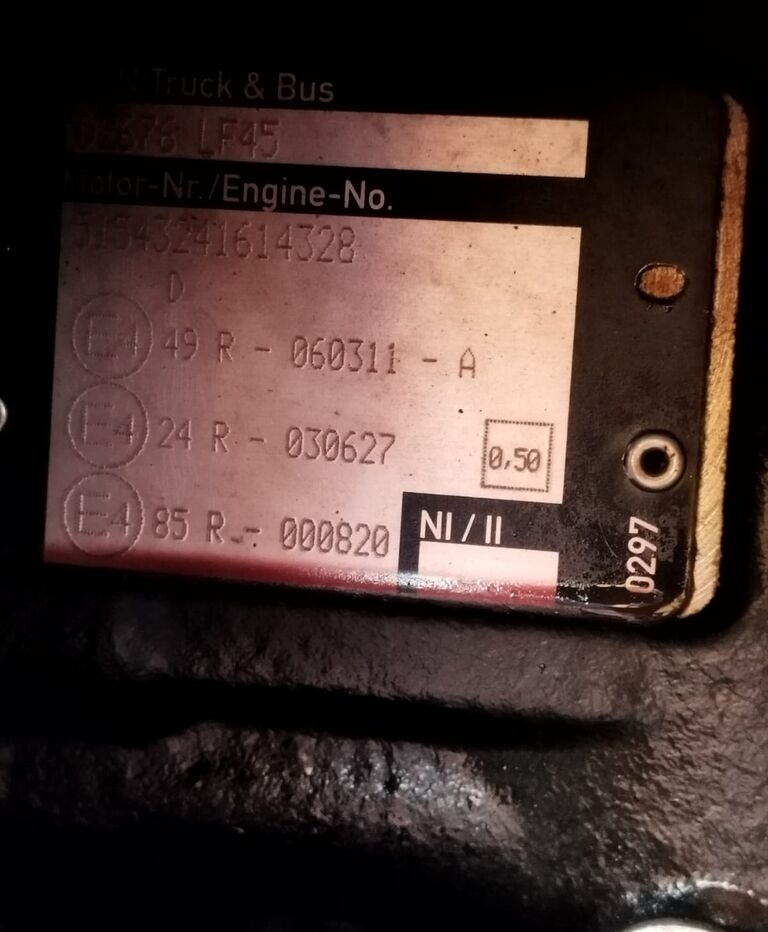 MAN D2676LF45   MAN TGX TGS truck - Motor para Camión: foto 5 MAN D2676LF45   MAN TGX TGS truck - Motor para Camión: foto 5