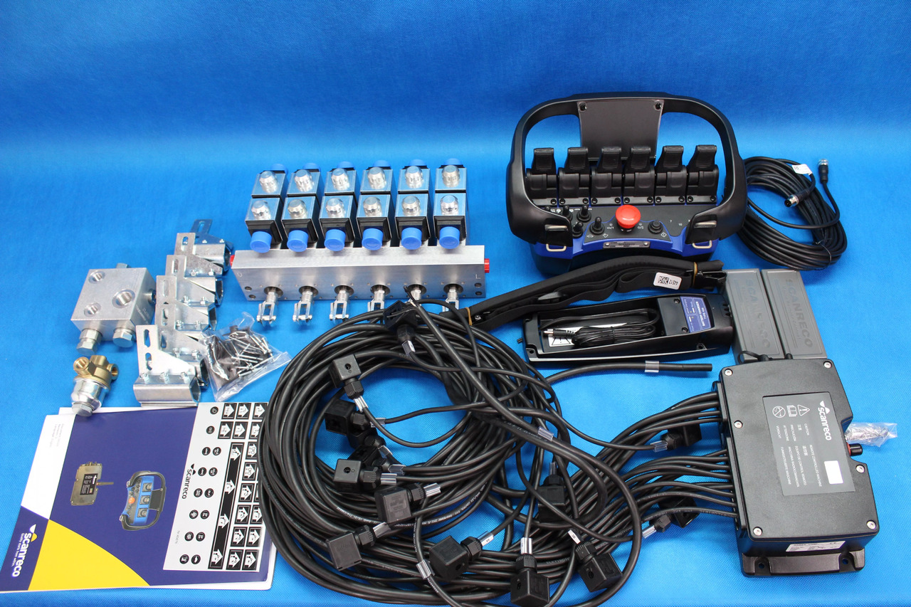 Scanreco RC400 G2B 6 Functions + Retrofit Kit for crane with valve without solenoids Fassi Hiab Palfinger 12/24V - Maquinaria de construcción: foto 1 Scanreco RC400 G2B 6 Functions + Retrofit Kit for crane with valve without solenoids Fassi Hiab Palfinger 12/24V - Maquinaria de construcción: foto 1