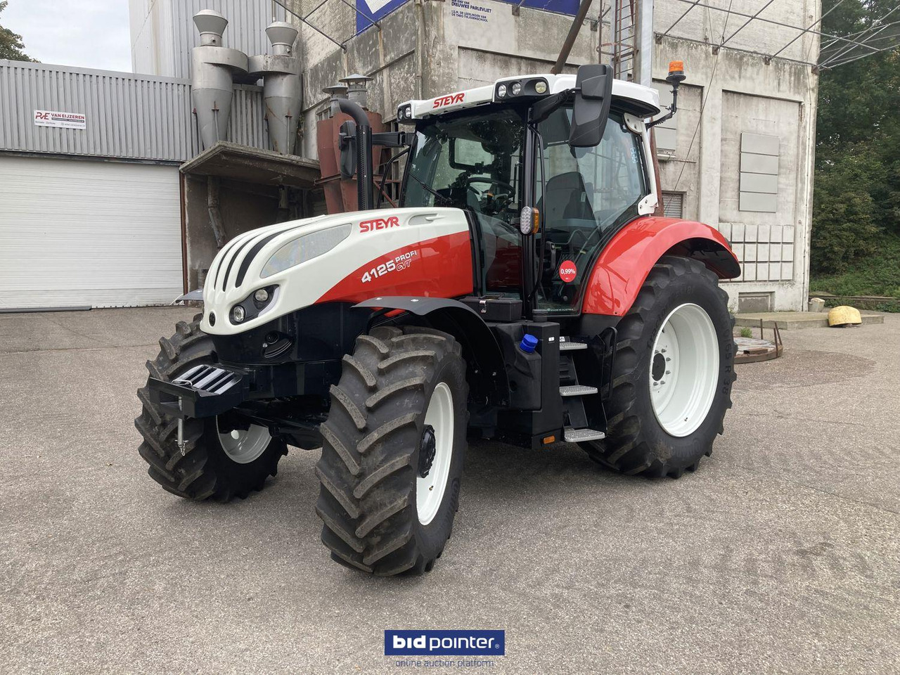 Steyr 4125 profi CVT - Tractor: foto 1 Steyr 4125 profi CVT - Tractor: foto 1