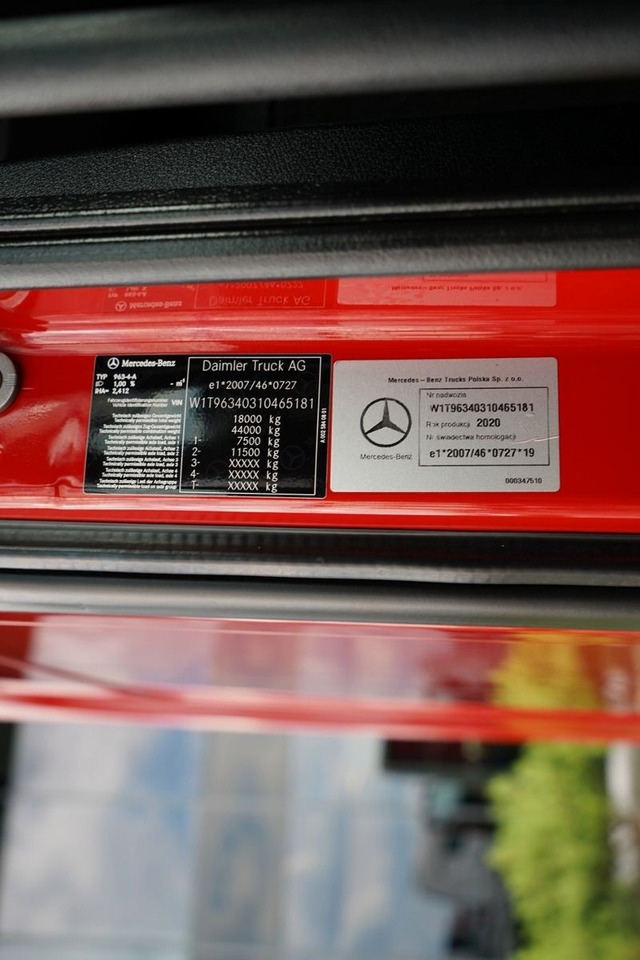Cabeza tractora Mercedes-Benz ACTROS 1845 / PO KONTRAKCIE SERWISOWYM / 2020 RO: foto 18