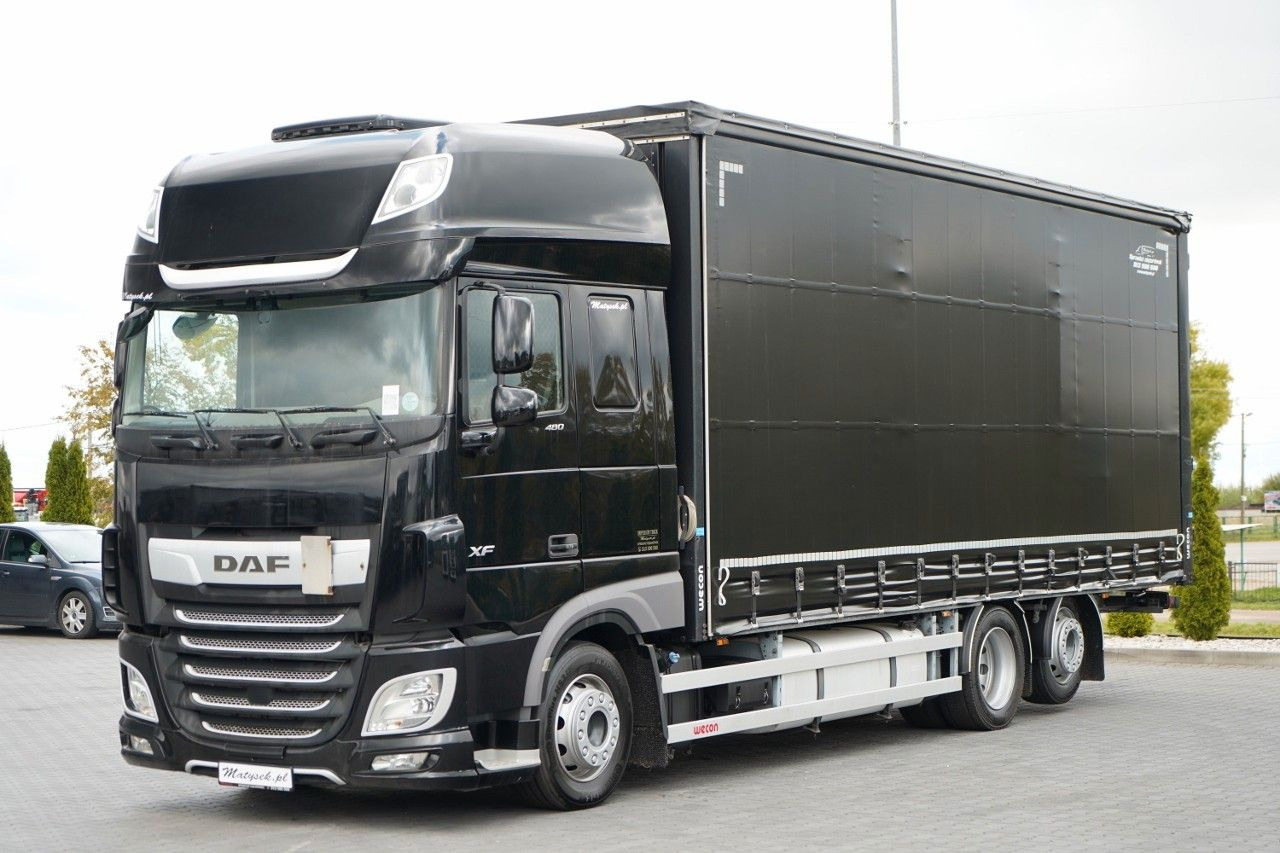 DAF XF 480 / SOLÓWKA / 6X2 / MEGA / OŚ PODNOSZONA / - Camión lona: foto 3 DAF XF 480 / SOLÓWKA / 6X2 / MEGA / OŚ PODNOSZONA / - Camión lona: foto 3