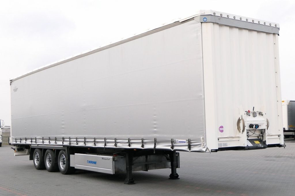 Semirremolque lona Krone CURTAINSIDER/MEGA/PALLET BOX/LIFTED ROOF & AXLE/: foto 9