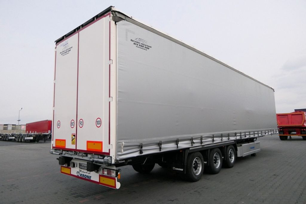 Semirremolque lona Krone CURTAINSIDER/MEGA/PALLET BOX/LIFTED ROOF & AXLE/: foto 6