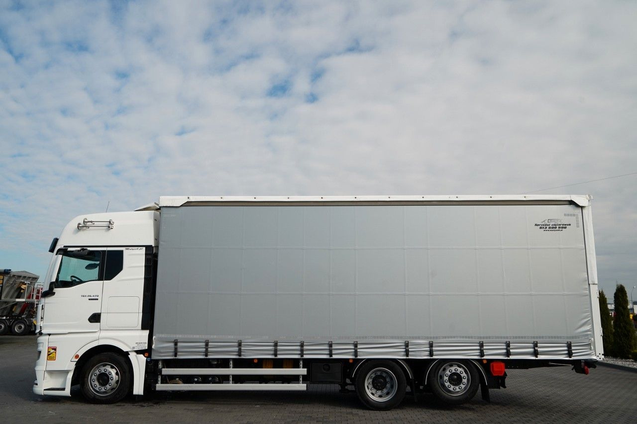 MAN TGX 26.470 / 6x2 / FIRANKA / SOLÓWKA / 6x2 / 12 - Camión lona: foto 3 MAN TGX 26.470 / 6x2 / FIRANKA / SOLÓWKA / 6x2 / 12 - Camión lona: foto 3