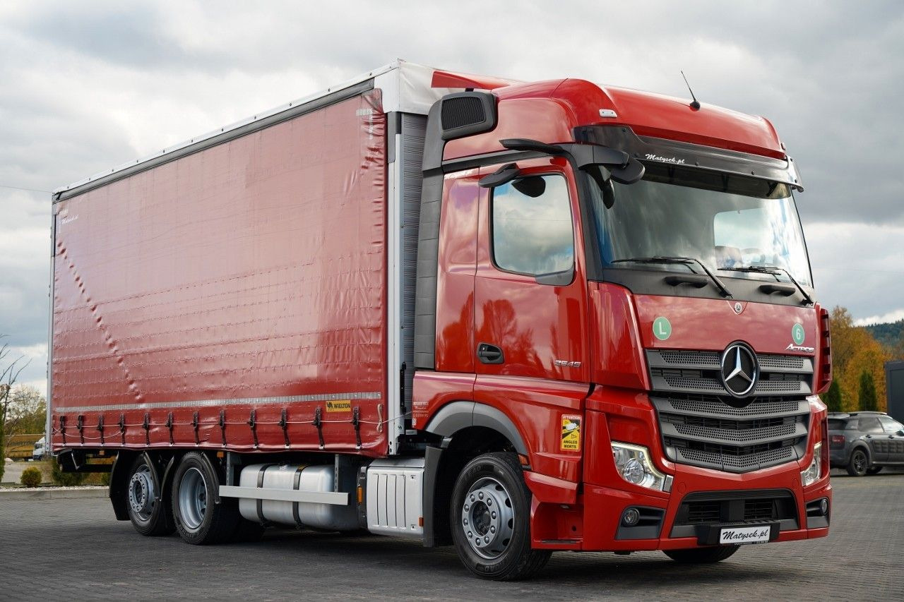 Mercedes-Benz ACTROS 2545 / SOLÓWKA / 6x2 / OŚ PODNOSZONA / B - Camión lona: foto 5 Mercedes-Benz ACTROS 2545 / SOLÓWKA / 6x2 / OŚ PODNOSZONA / B - Camión lona: foto 5