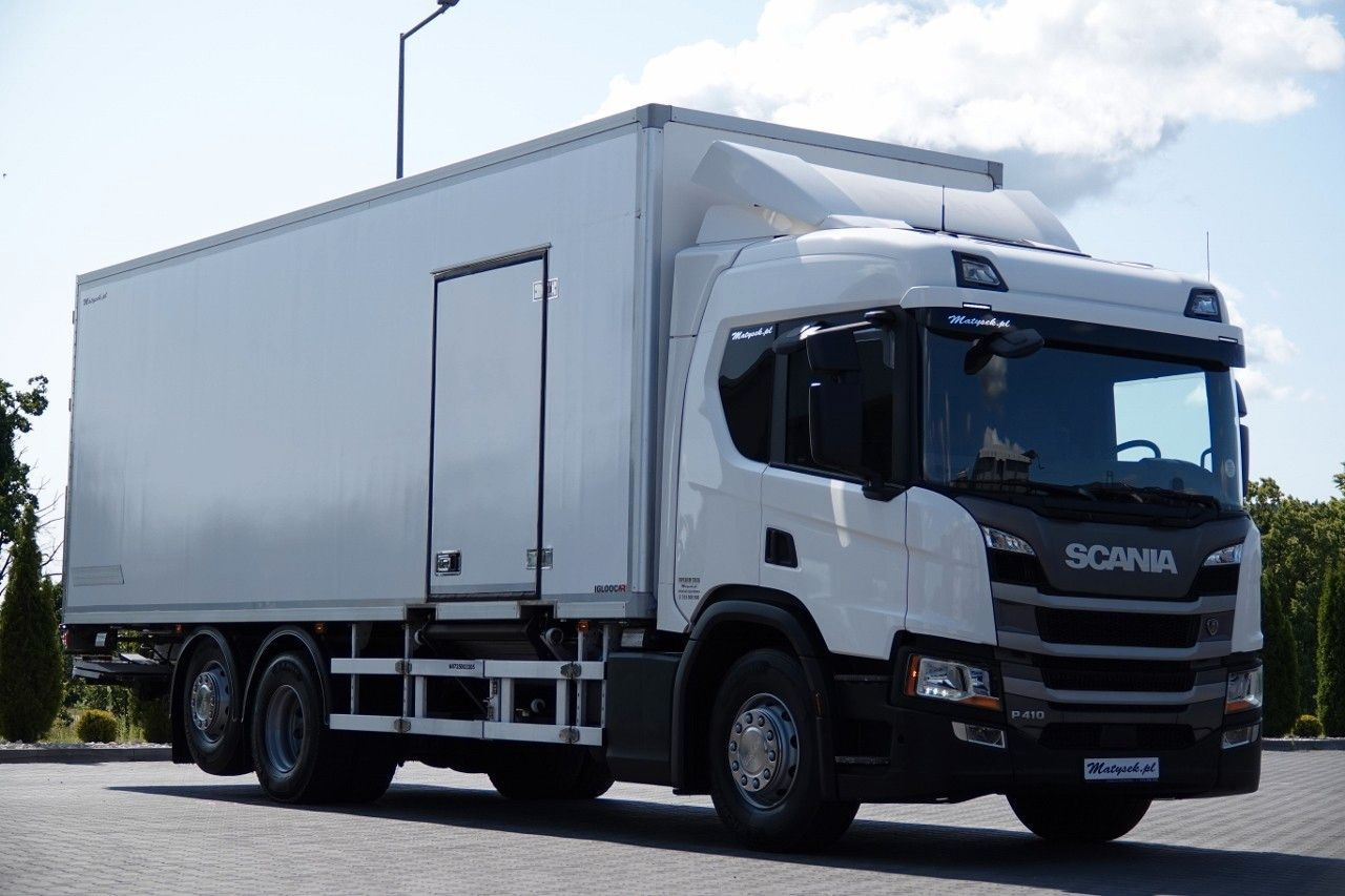 Scania P 410 / 6X2 /CHŁODNIA / SLÓWKA / Agregat THERMO - Camión frigorífico: foto 1 Scania P 410 / 6X2 /CHŁODNIA / SLÓWKA / Agregat THERMO - Camión frigorífico: foto 1