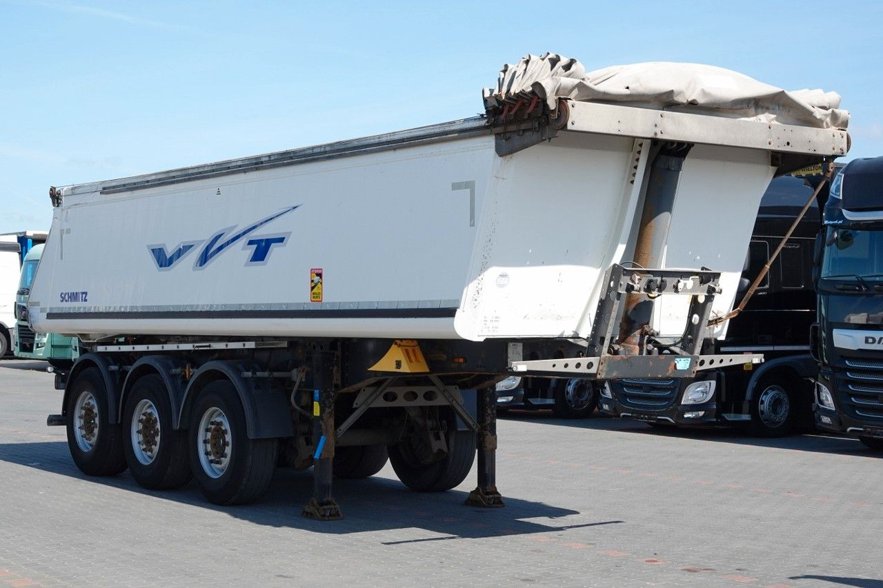 Schmitz Cargobull WYWROTKA / 24 m3 / ALUMINIOWA / OŚ PODNOSZONA - Semirremolque volquete: foto 1 Schmitz Cargobull WYWROTKA / 24 m3 / ALUMINIOWA / OŚ PODNOSZONA - Semirremolque volquete: foto 1