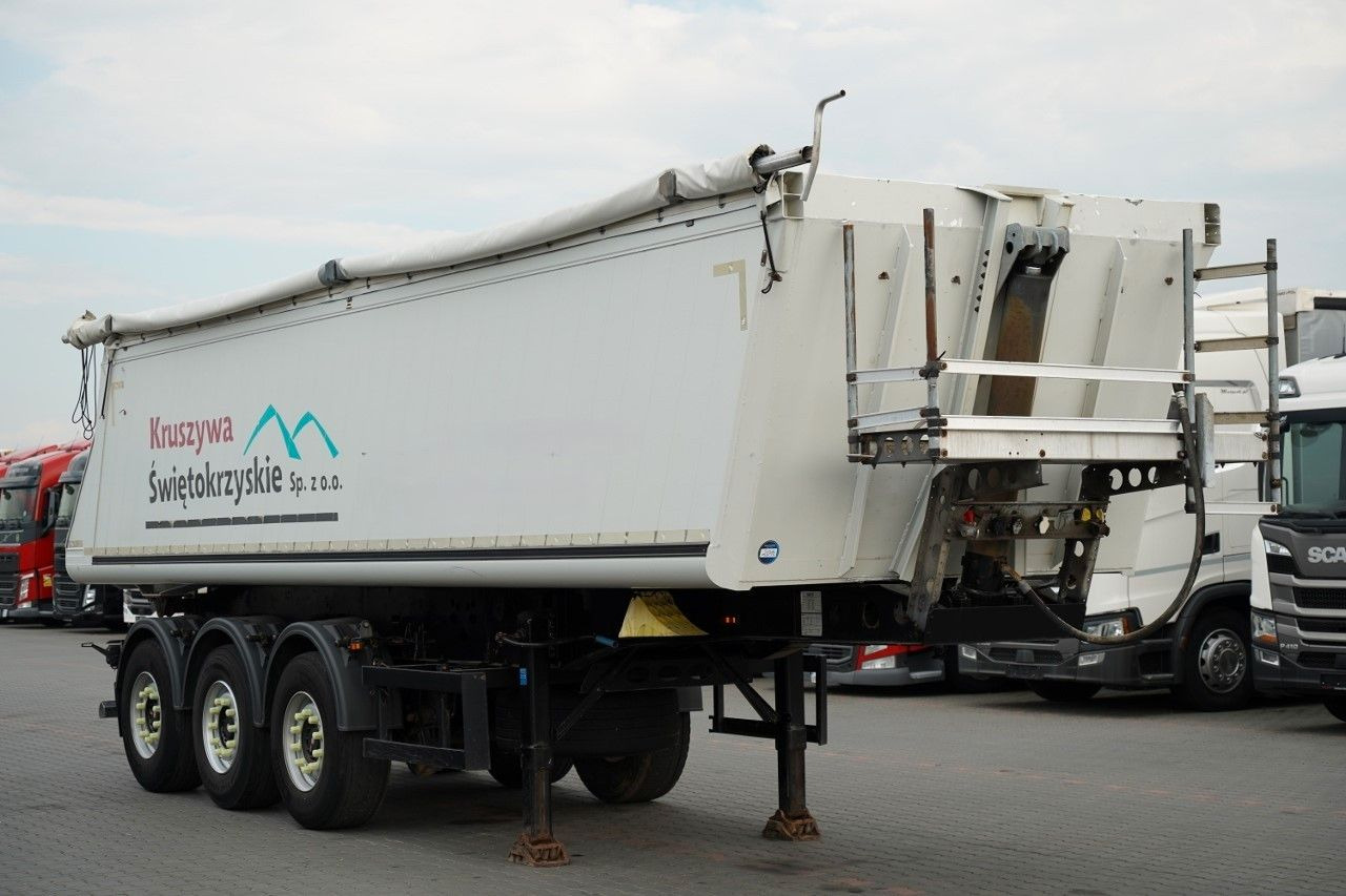 Schmitz Cargobull / WYWROTKA / ALUMINIOWA / OŚ PODNOSZONA / OSIE - Semirremolque volquete: foto 1 Schmitz Cargobull / WYWROTKA / ALUMINIOWA / OŚ PODNOSZONA / OSIE - Semirremolque volquete: foto 1