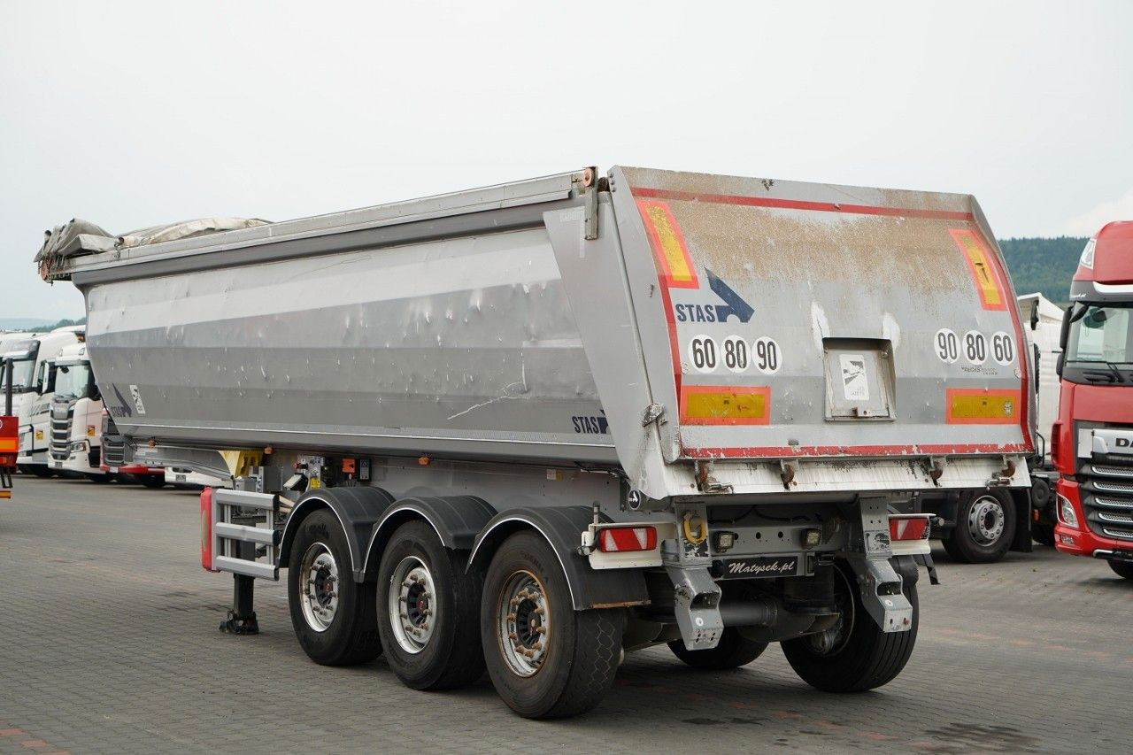 Stas WYWROTKA / 26m3 / ALUMINIOWA / OŚ PONOSZONA / S - Semirremolque volquete: foto 3 Stas WYWROTKA / 26m3 / ALUMINIOWA / OŚ PONOSZONA / S - Semirremolque volquete: foto 3