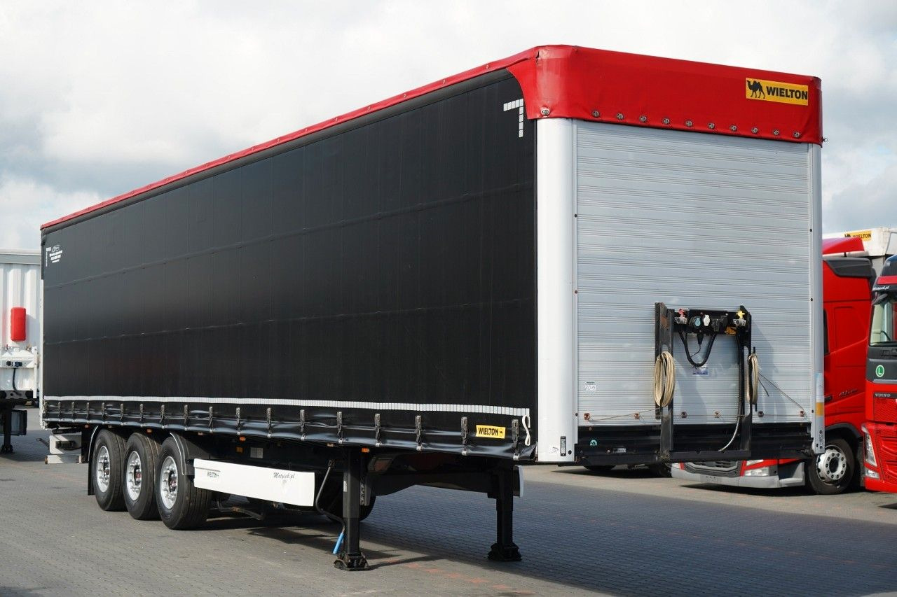 Wielton / FIRANKA STANDARD / MULDA DO STALI - 9 M  / OŚ - Semirremolque lona: foto 1 Wielton / FIRANKA STANDARD / MULDA DO STALI - 9 M  / OŚ - Semirremolque lona: foto 1