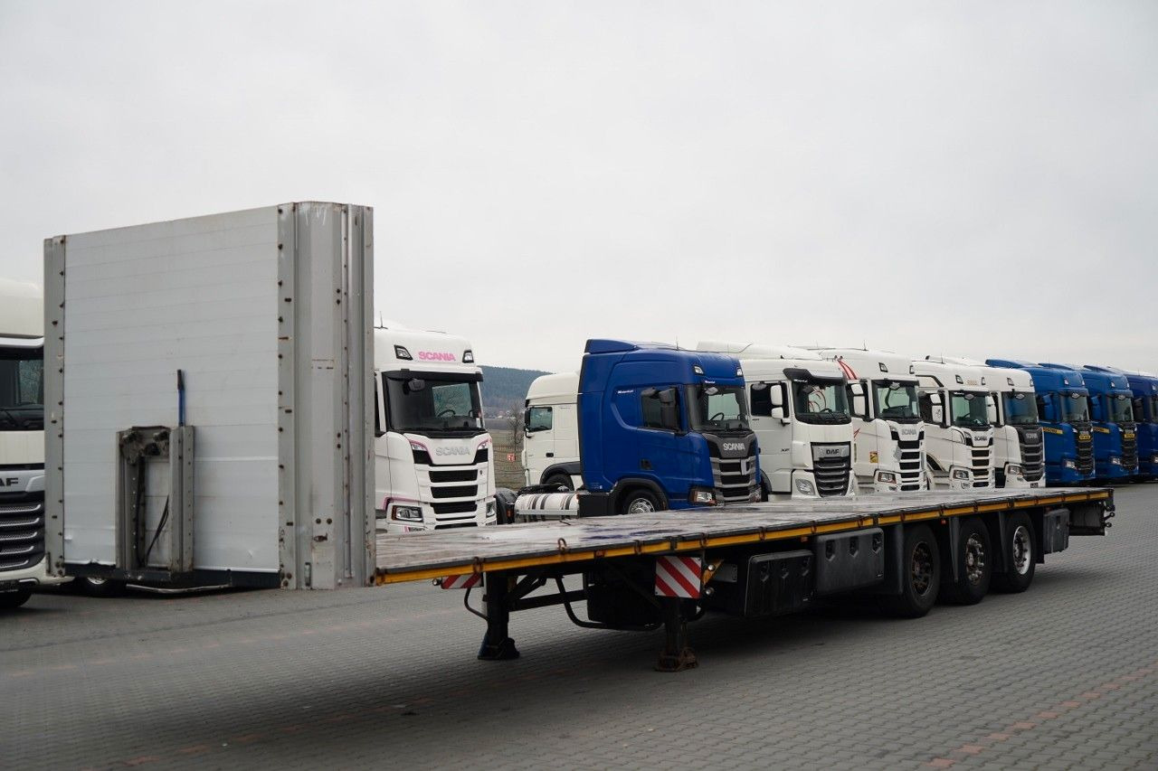 ZASŁAW PLATFORMA NISKOPODWOZIOWA + HAKI PODKONTENERY - Semirremolque plataforma/ Caja abierta: foto 5 ZASŁAW PLATFORMA NISKOPODWOZIOWA + HAKI PODKONTENERY - Semirremolque plataforma/ Caja abierta: foto 5