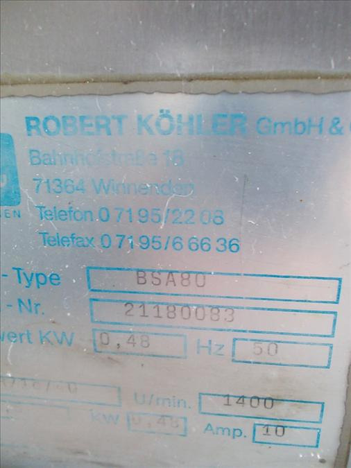 Erka BSA 80 80 Sheeter for Dough Strands (pretzel) - Maquinaria de panadería: foto 4 Erka BSA 80 80 Sheeter for Dough Strands (pretzel) - Maquinaria de panadería: foto 4