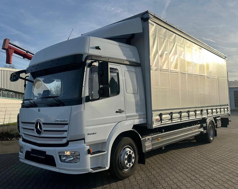 Mercedes-Benz ATEGO 1530 / FIRANKA / WINDA / E6 / 2023 / JAK NOWY / 18 EURO PALET / SPROWADZONY / GLOB / SYPIALKA / NISKI PRZEBIEG - Camión lona: foto 2 Mercedes-Benz ATEGO 1530 / FIRANKA / WINDA / E6 / 2023 / JAK NOWY / 18 EURO PALET / SPROWADZONY / GLOB / SYPIALKA / NISKI PRZEBIEG - Camión lona: foto 2