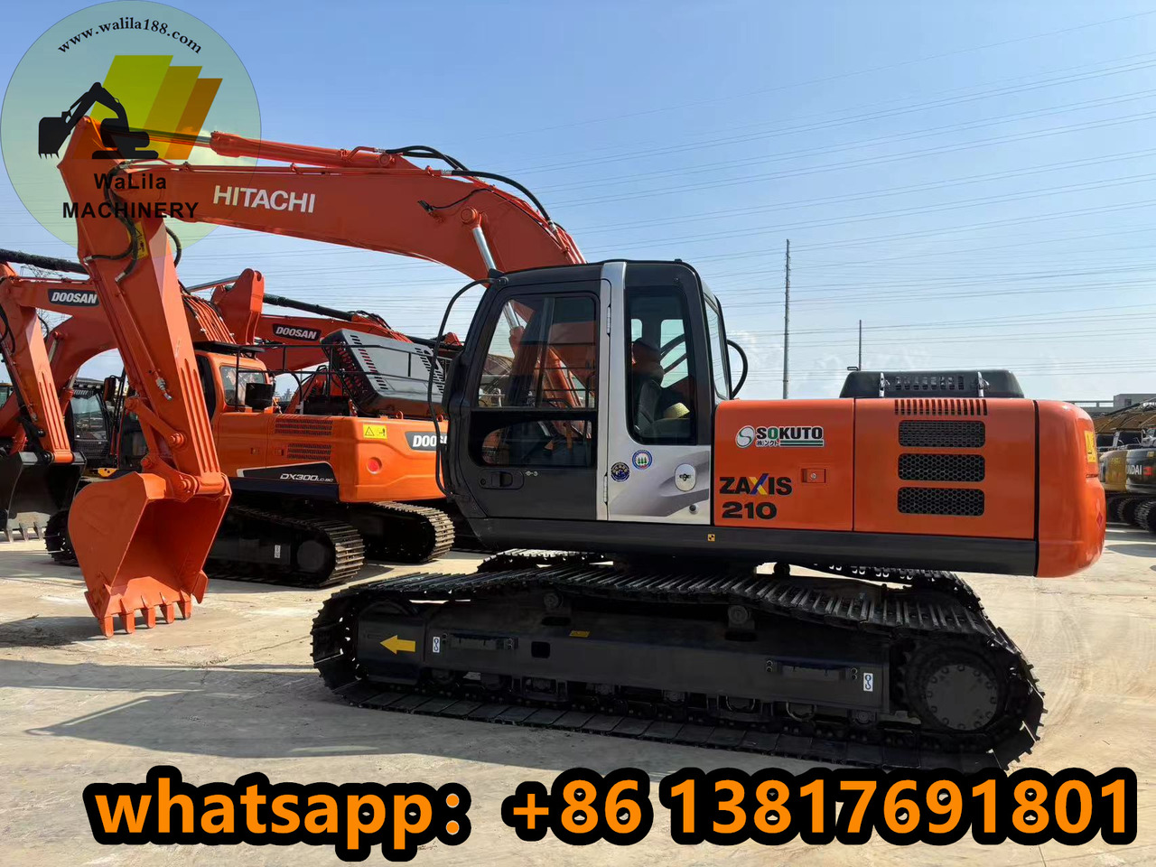 HITACHI ZX210 - Excavadora de cadenas: foto 1 HITACHI ZX210 - Excavadora de cadenas: foto 1