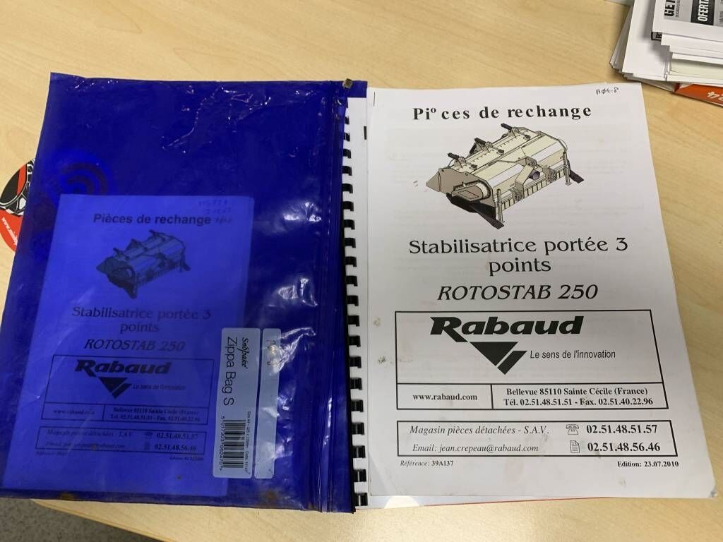 Implemento para Maquinaria de construcción Rabaud Ratostab 250: foto 9 Implemento para Maquinaria de construcción Rabaud Ratostab 250: foto 9