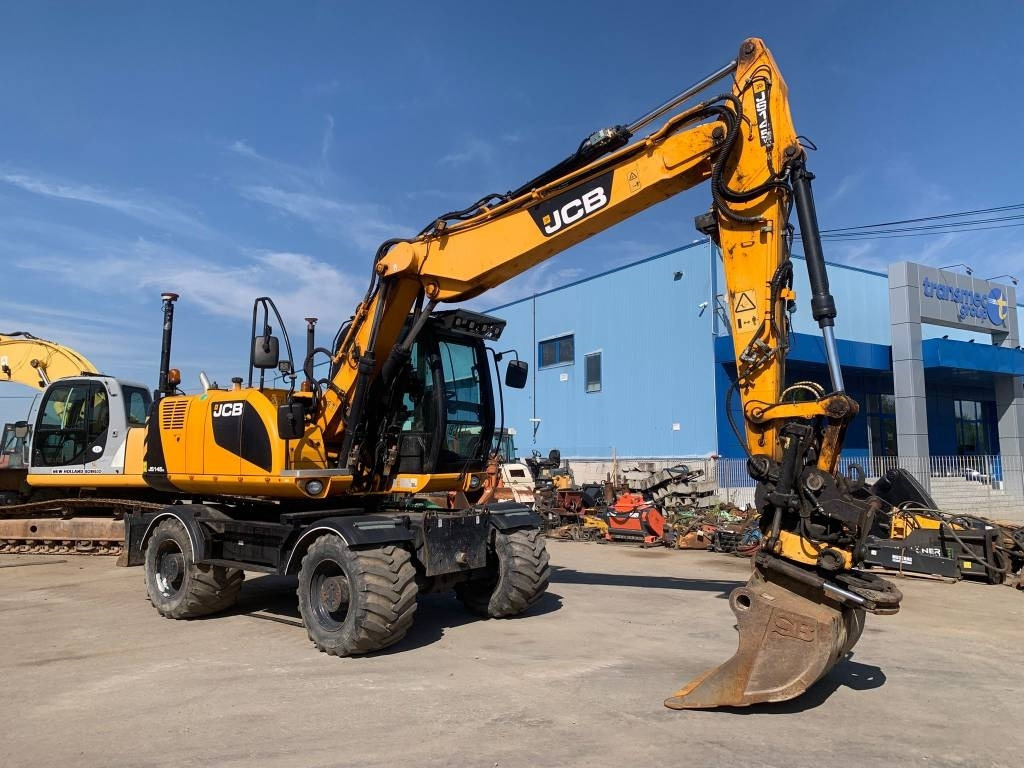 JCB JS 145 W+Engcon Rototilt+Sistem Laser 2D Leica Ico - Excavadora de ruedas: foto 2 JCB JS 145 W+Engcon Rototilt+Sistem Laser 2D Leica Ico - Excavadora de ruedas: foto 2