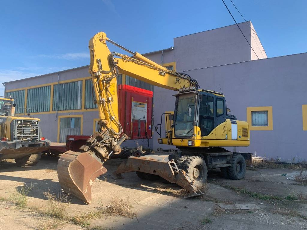 Komatsu PW180-E0+Engcon Rototilt  - Excavadora de ruedas: foto 1 Komatsu PW180-E0+Engcon Rototilt  - Excavadora de ruedas: foto 1