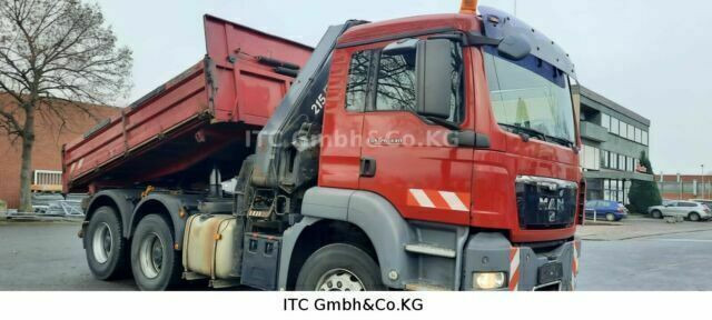 MAN 26.440TGS Kipper+Kran Meiller/Stahl - Camión volquete, Camión grúa: foto 3 MAN 26.440TGS Kipper+Kran Meiller/Stahl - Camión volquete, Camión grúa: foto 3