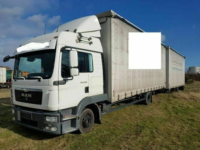 MAN TGL8.240 G.Haus/2xBett Klima AHK - Camión lona: foto 2 MAN TGL8.240 G.Haus/2xBett Klima AHK - Camión lona: foto 2