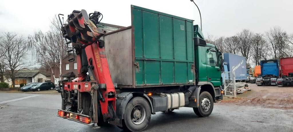Camión volquete, Camión grúa Mercedes-Benz 1841K 4x2 Actros Kipper mit Kran+Greifer: foto 8