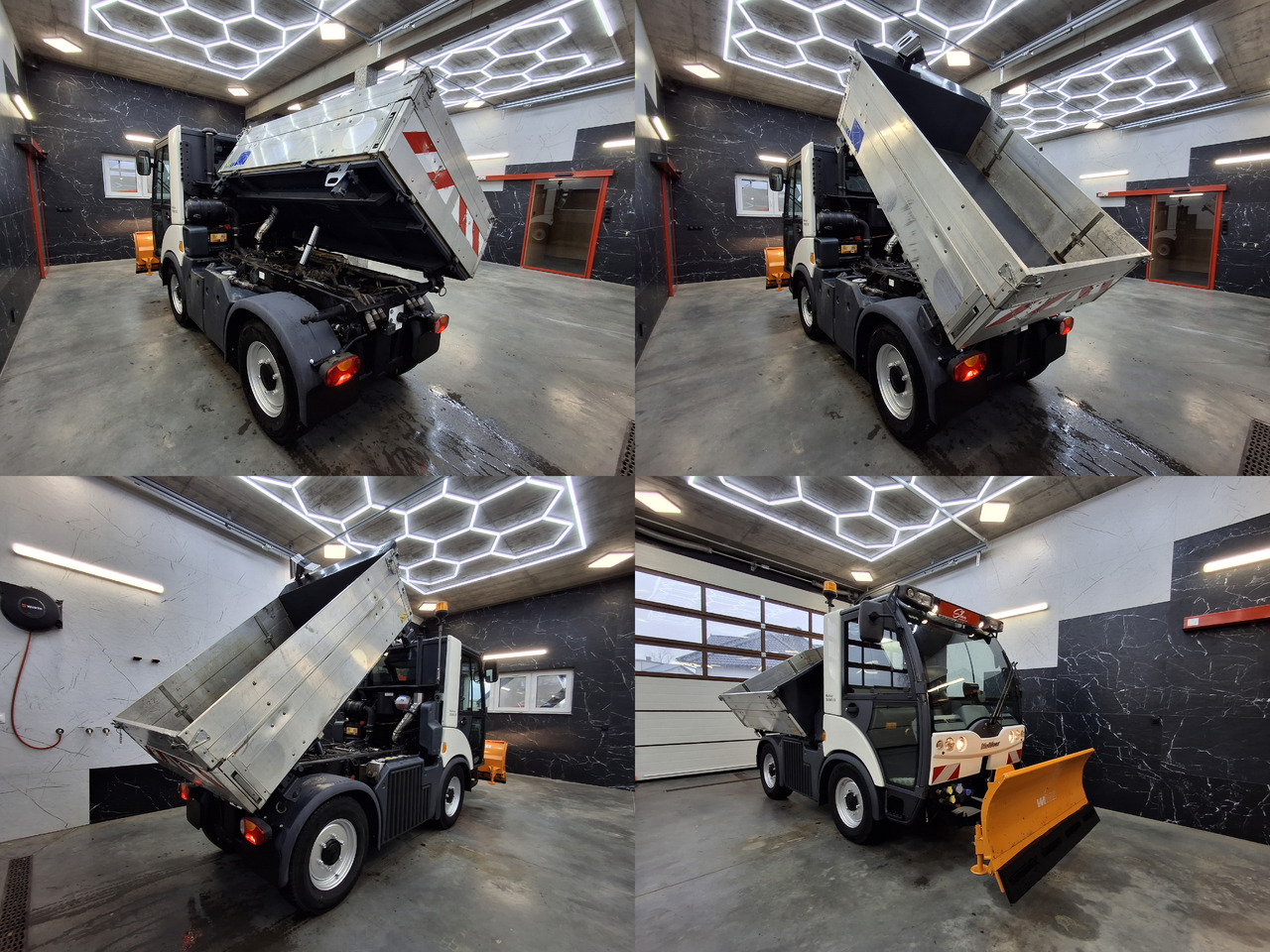 Tractor municipal Multicar Tremo X56 Kipper Wywrotka Schneepflug Winterdienst: foto 31