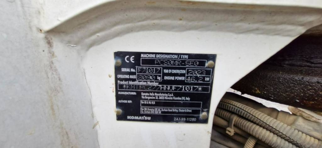 Miniexcavadora Komatsu PC 80 MR-5E0: foto 6 Miniexcavadora Komatsu PC 80 MR-5E0: foto 6