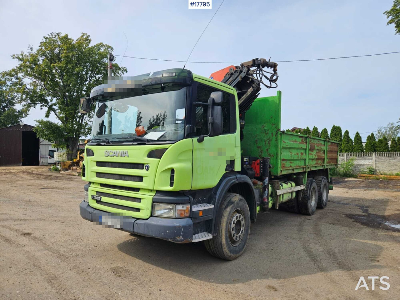 2007 Scania P 340 - Camión caja abierta, Camión grúa: foto 2 2007 Scania P 340 - Camión caja abierta, Camión grúa: foto 2