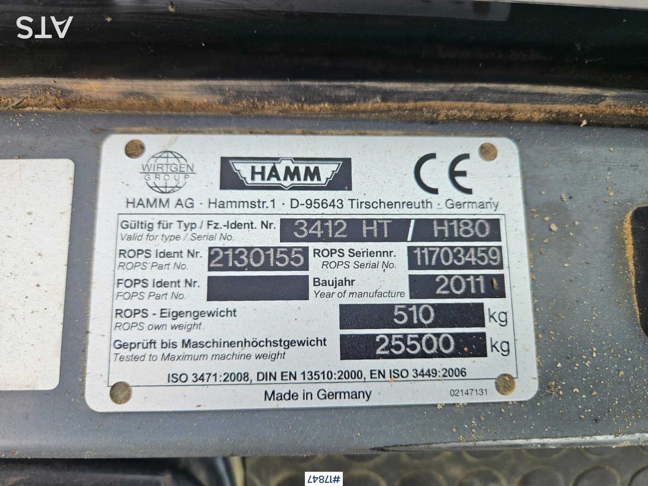 Arrendamiento de  2011 HAMM 3412HT 2011 HAMM 3412HT: foto 15